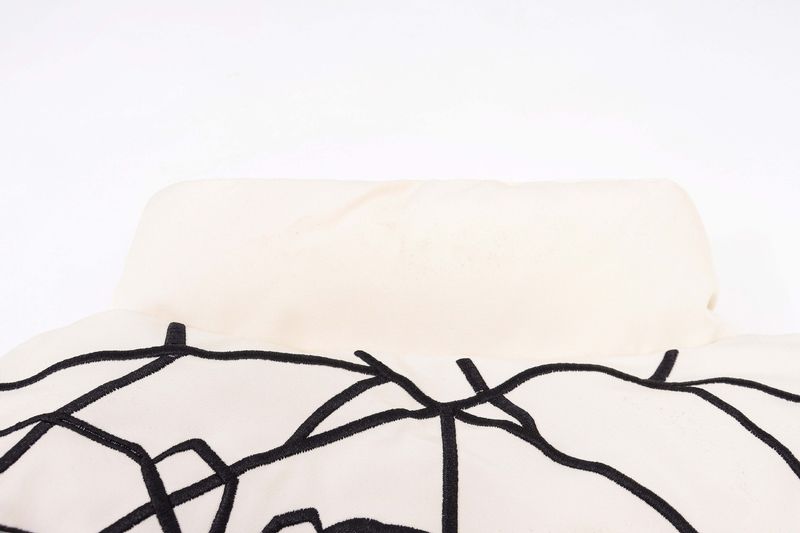 Miesten vaatteet High Street -hämähäkkikirjaimella kirjailtu puuvillatakki löysä rento lämmin toppatakki_voghion.com