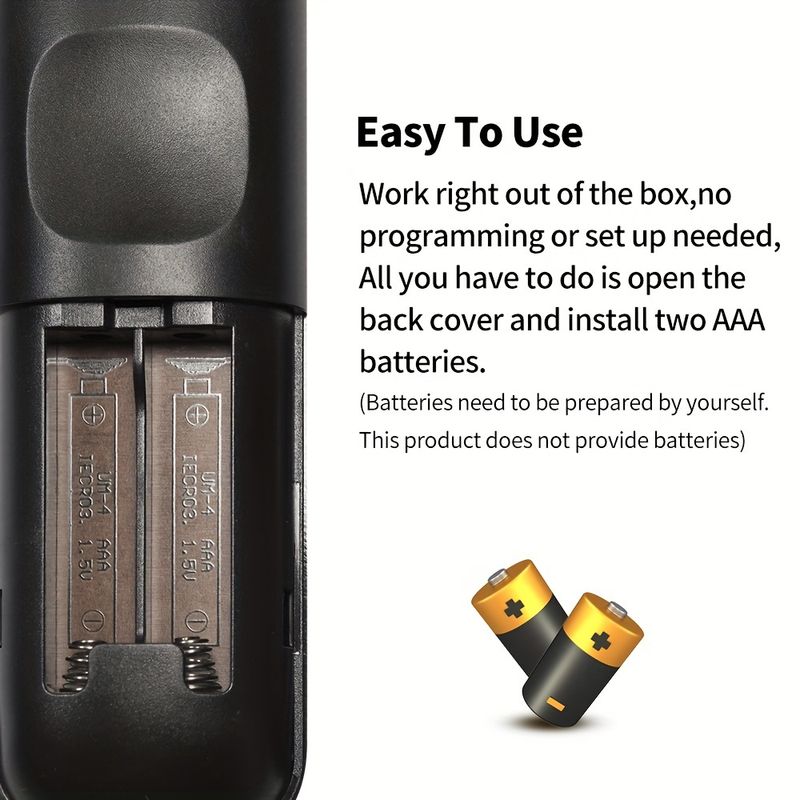 Upgrade Your ONN Roku Smart TV Experience With A Replacement Remote Control - Batteries Not Included!_voghion.com