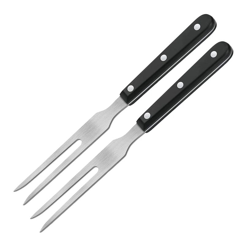 2 Stuks Vleesvorken 10 Inch Lange Roestvrijstalen Vorken Voor Bbq Koken Roosteren_voghion.com