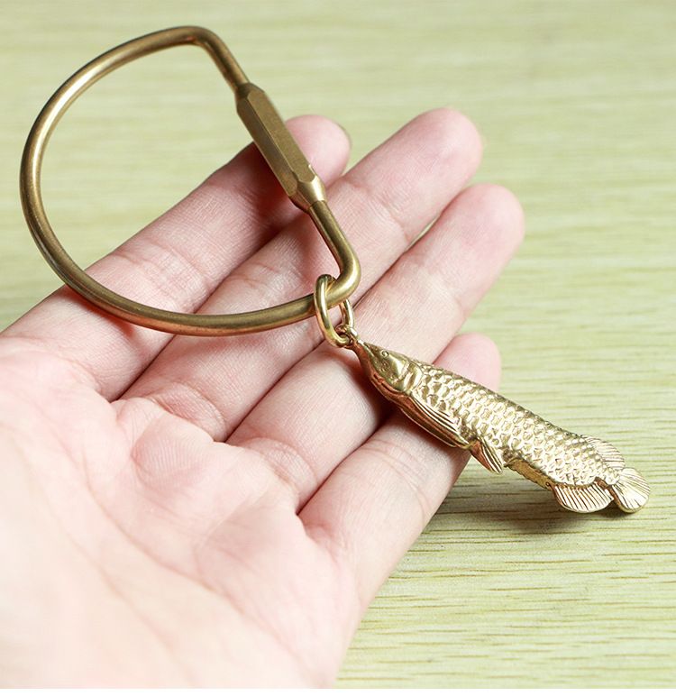 Portachiavi Jinlongyu in ottone, ciondolo per borsa da uomo e da donna, accessorio creativo da appendere, auto retrò, produttore all'ingrosso_voghion.com