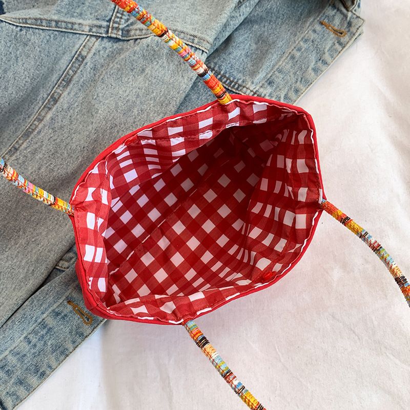 Nuova borsa a tracolla in tela bifacciale semplice e di grande capacità da donna, stile coreano, casual e alla moda_voghion.com