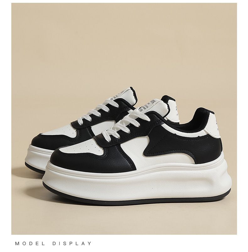 Versatile Little White per le donne 2024 Primavera Nuovo Tempo libero Street Shoot Student Board Single Edizione coreana Instagram_voghion.com