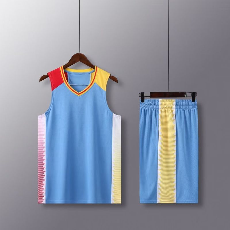 Ensemble de combinaison de basket-ball, maillot imprimé tendance pour hommes, gilet de camp d'entraînement, uniforme d'équipe de compétition étudiante, achat groupé_voghion.com