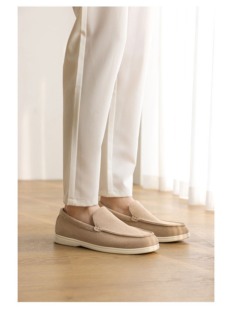 Slip-On-Loafer für Herren – Atmungsaktive Freizeitschuhe aus weichem Wildleder mit bequemer EVA-Innensohle für den Alltag (Blau, Schwarz, Grau, Beige)_voghion.com