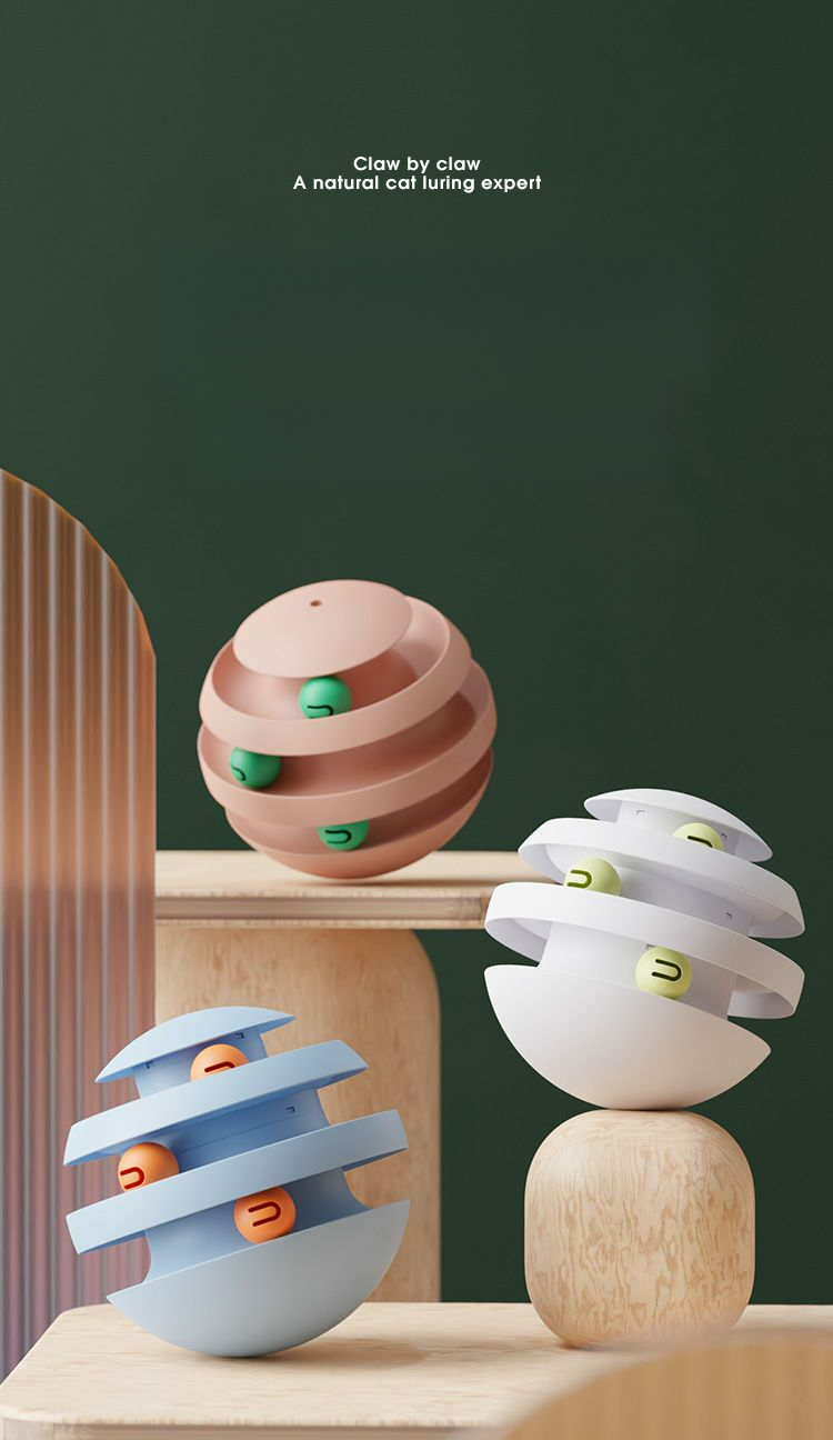 Rotating Tumbler Kitten New Cat Toy Supplies Pet_voghion.com