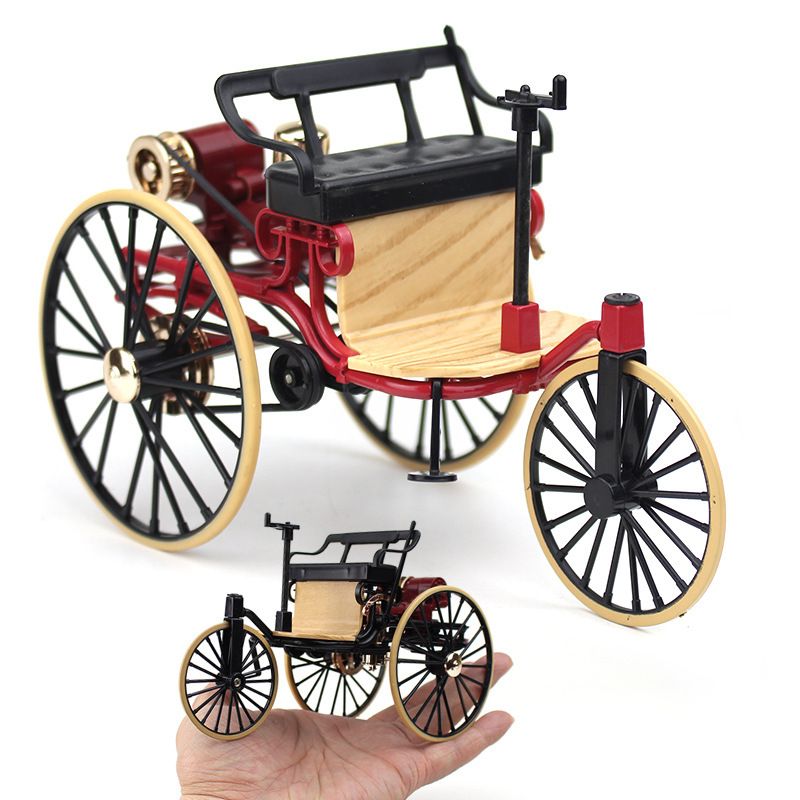 Novi 1:12 simulacijski retro legirani trokotačni klasični automobil kolekcija modela poklon igračka za odrasle ukras_voghion.com