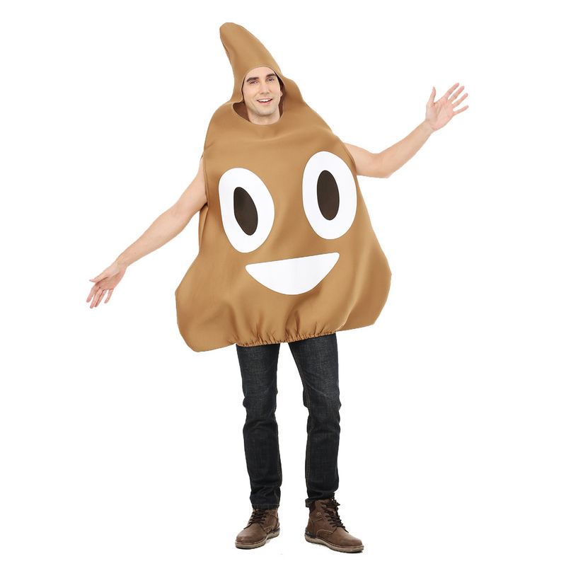 Costume di Halloween per la giornata dei single, con scarafaggio, banana, cacca, birra, hot dog, insetto, cartone animato divertente per uomini e donne._voghion.com
