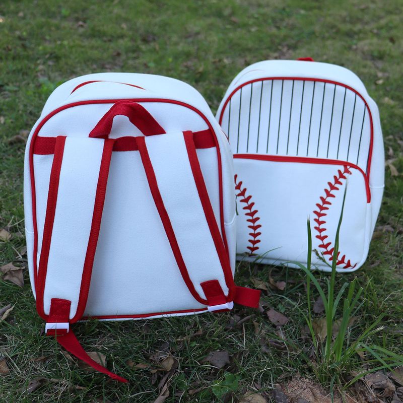 Backpack yellow baseball softball backpack European and American style outdoor children backpack cross-border primary school student schoolbag_voghion.com