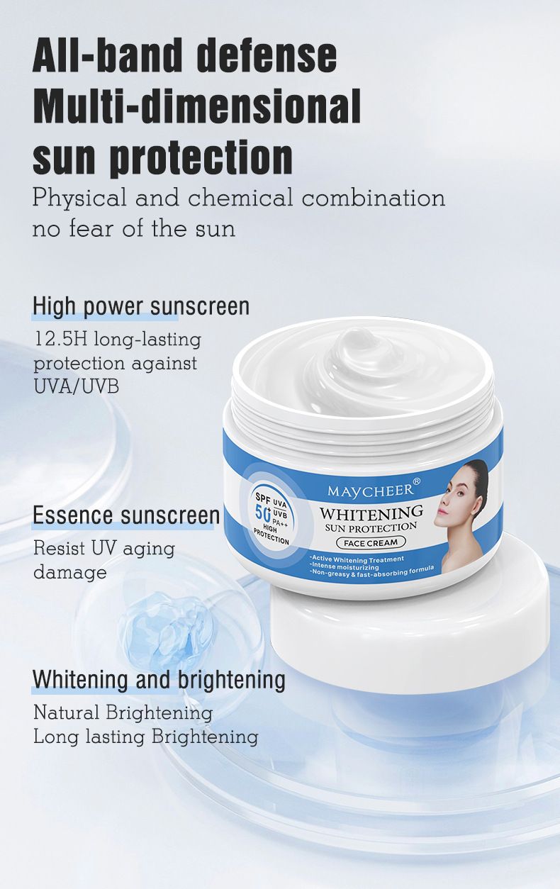 MAYCHEER Whitening Sunscreen SPF50+ Isolatie en anti-ultraviolet hydraterende zonnebrandcrème_voghion.com