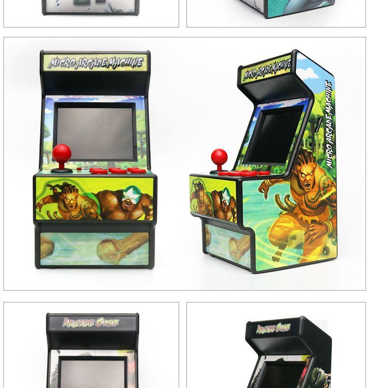 Video Game Consoles 156 Mini Arcade Games Handheld Game Consoles Classic Retro 16 Bit Handheld Street Fighter Fighting_voghion.com