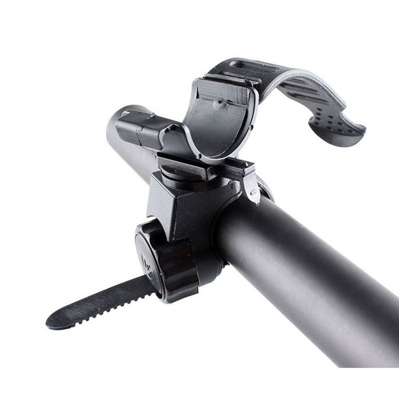 Mountain bike headlight 360 degree rotation quick release clip bicycle light bracket_voghion.com