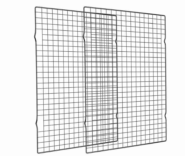 Cooling Racks For Cooking And Baking, 10" X 16" Baking Rack 2-Pack Heavy Duty Wire Cookie Rack For Cooking, Roasting, Grilling, Drying, Oven Safe, Fits Half Sheet Pan_voghion.com