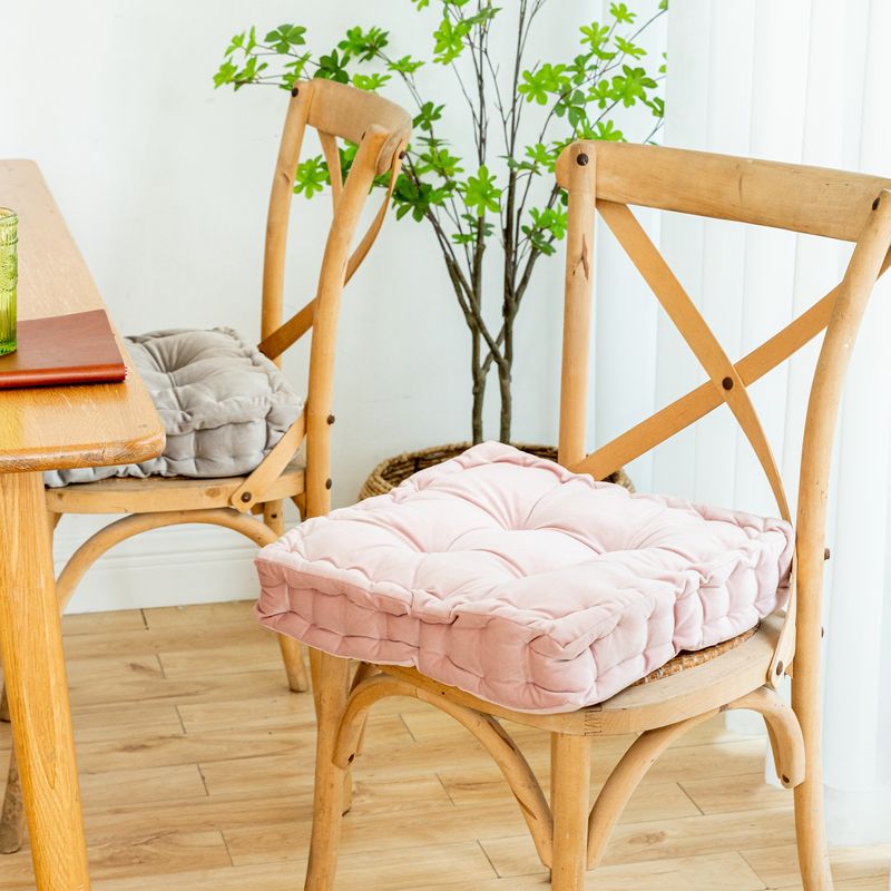 Dutch Velvet Thickened Office Waist Support Beautiful Buttocks Yoga Meditation Seat Dining Chair Cushion Ins Style_voghion.com