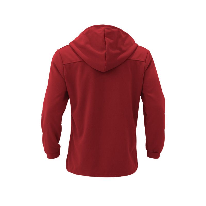 Trench doppiopetto casual di media lunghezza con cappuccio in cotone spaziale da uomo autunno inverno 2023_voghion.com