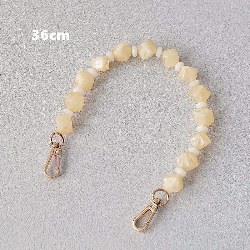 Gioielli in acrilico, moda, braccialetti con perline, accessori, tracolla per telefono, tracolla in resina, catena per borsa_voghion.com