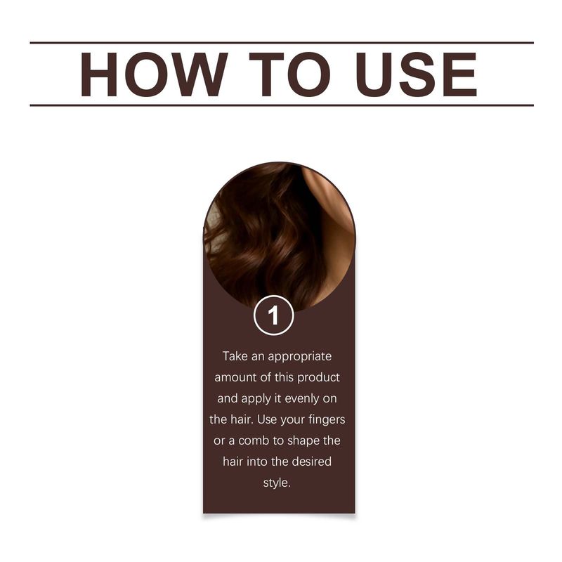 HOEGOA Erfrischende, feuchtigkeitsspendende, nährende Haarcreme für natürliche Locken und langanhaltendes Styling_voghion.com