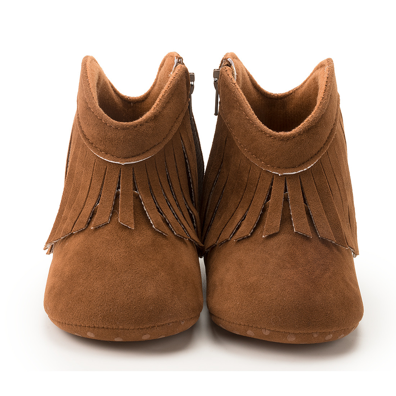 Baby Shoes Tassels Small Boots Warm Boots Soft Soled Toddler Shoes Enhanced Non-deformable Tassel Shoes_voghion.com
