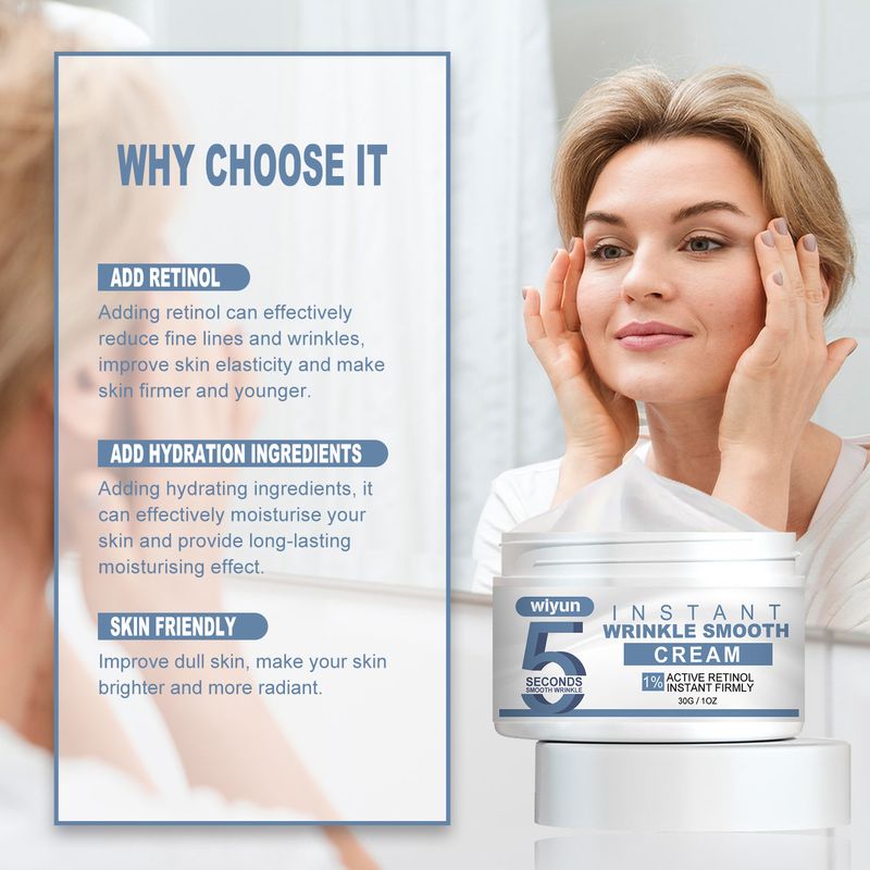 Wiyun Retinol Firming Cream Wybiela skórę, zmiękcza drobne zmarszczki, nawilża, nawilża i napina krem do twarzy_voghion.com