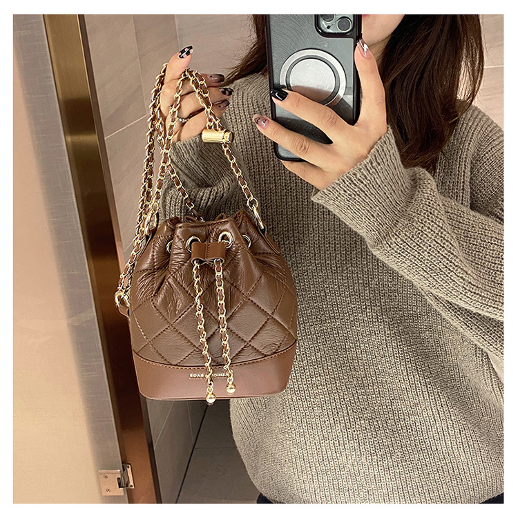 Stil Damentasche, kleine duftende Windwasser-Eimertasche, hochwertige Damen-Umhängetasche aus weichem Leder, vielseitige_voghion.com