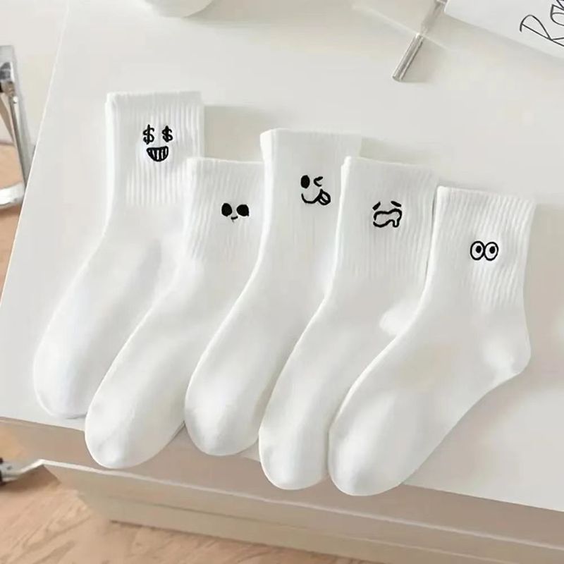 Kadın İlkbahar ve Yaz Moda İş Tüpü Polyester Pamuklu Tekne Kısa Çorap_voghion.com