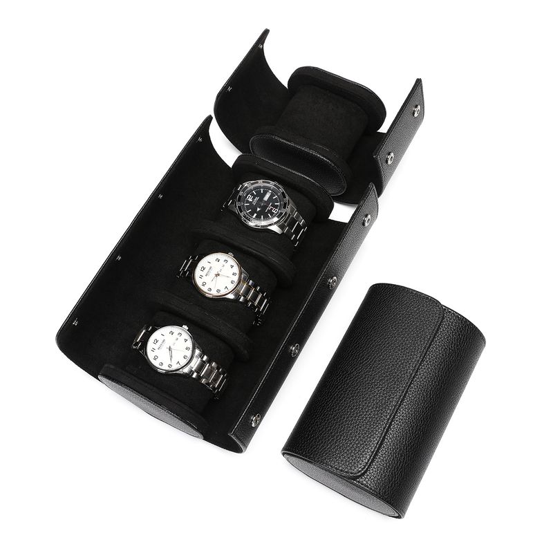 Pu Leather Watch Storage Box 1 2 3 Watch Multi-position High-end Travel Watch Box Bracelet Box Portable Watch Box_voghion.com