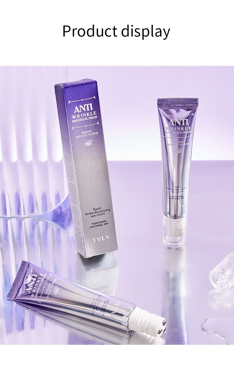 TVLV Roller Anti Wrinkle Smooth Eye Cream 20g Moisturizing And Hydrating To Reduce Fine Lines And Massage Eye Essence Cream_voghion.com