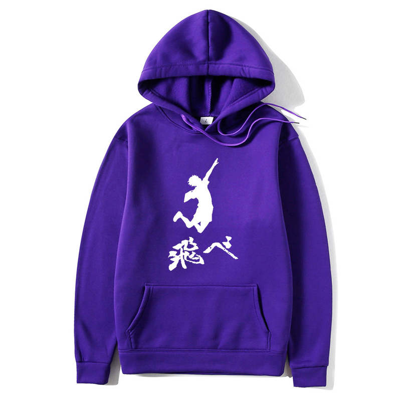 Haikyuu volleyboll ungdom tecknad dag tecknad lös huvtröja herrhuvtröjor_voghion.com