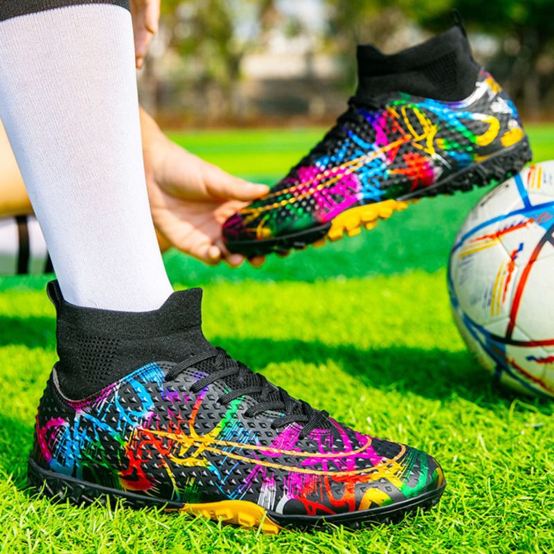 Hochwertige Herren-Fußballschuhe Neue hochwertige Fußballschuhe mit langen Spikes und gebrochenen Spikes für Damen im Freien Sportschuhe EU35-46_voghion.com
