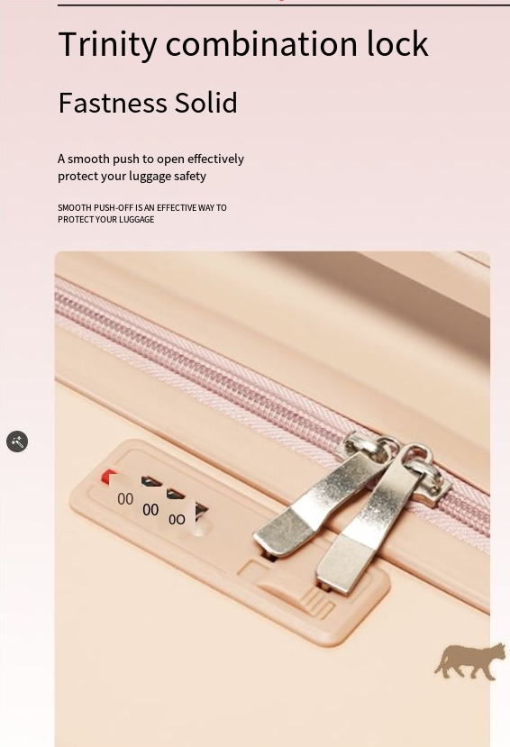 Internet Celebrity Luggage Case Boarding Box Female Student Universal Wheel 24-inch Password Wide Trolley Case Large Capacity Suitcase_voghion.com