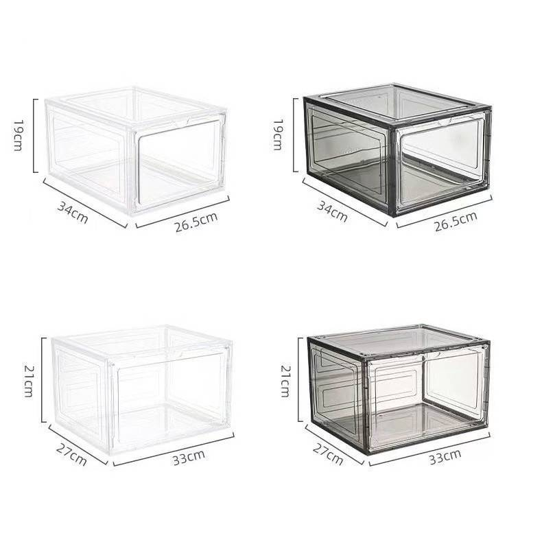 synlig Skolåda Vikbar Sko Förvaringslåda Justerbar Skoskåp Installation Transparent Skoförvaring Skoställ, Skoorganisator_voghion.com