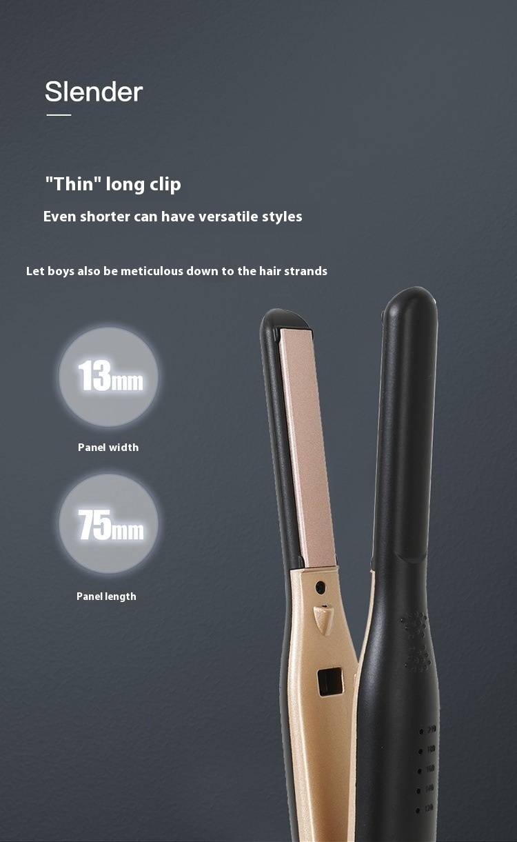 Multifunctional Ionic Hair Straightener & Curler - 3-in-1 Styling Iron For Men & Women_voghion.com