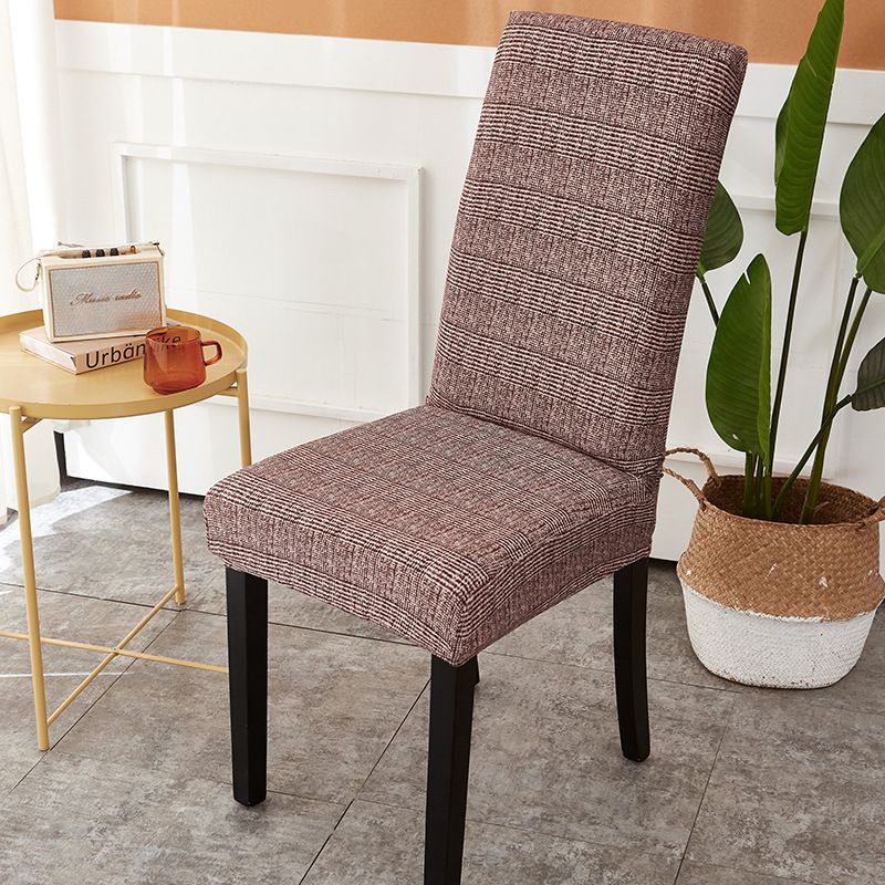Stretchable Chair Covers Set - Universal Fit For Dining Chairs, Office & Home Decor - Modern Geometric Patterns, Soft Polyester Spandex Fabric_voghion.com