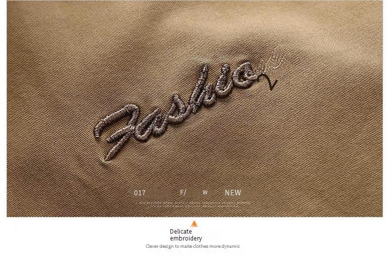 Giacca casual da uomo - Vestibilità comoda, cotone resistente, capospalla elegante per tutti i giorni (cachi, blu, verde militare)_voghion.com