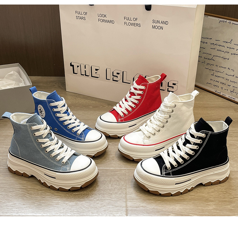 Marka Factory Store Koronka Wydrążone Oddychające Modne Trendy Uniwersalne Buty Do Deski Na Co Dzień Dla Kobiet Buty_voghion.com