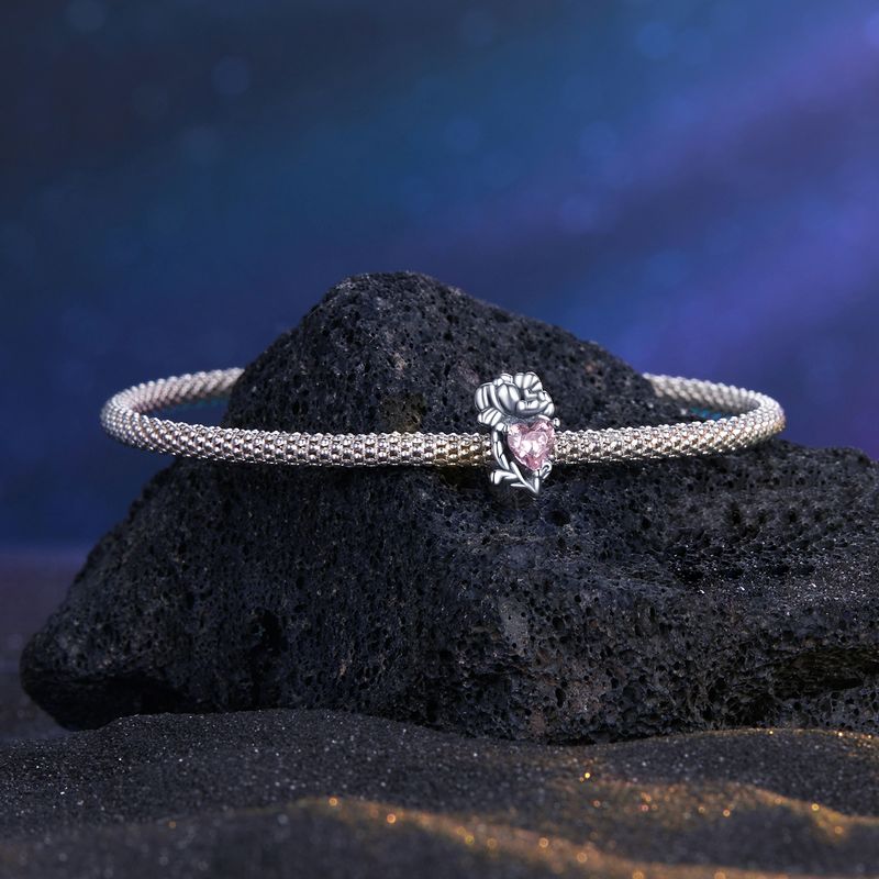 Twelve Birthstones-Marigold Charm Sterling Silver Charm_voghion.com