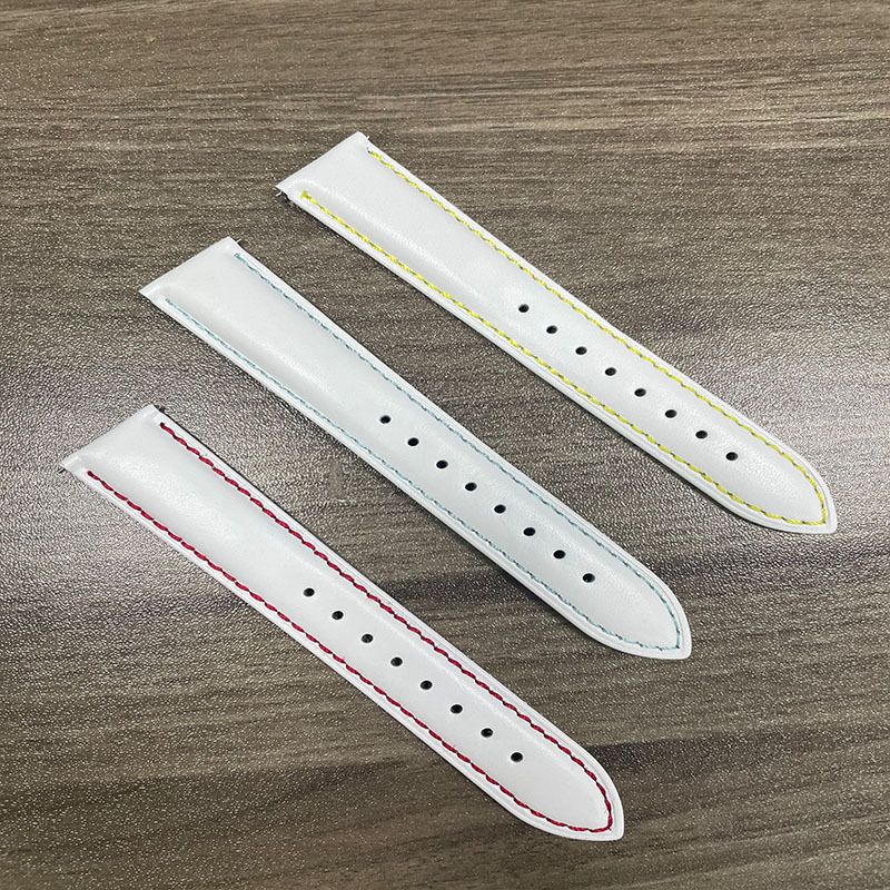 Watchbands Top Layer Cowhide Genuine Leather Strap With Needle Pattern 20MM Suitable For BO Joint Switch Ear Quick Release Watch_voghion.com