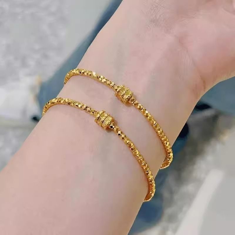 Bunte Disco-Perlen, kleiner Taillen-Armreif für Frauen, Nischendesign, leichter Luxus, High-End-Feeling, neues chinesisches_voghion.com