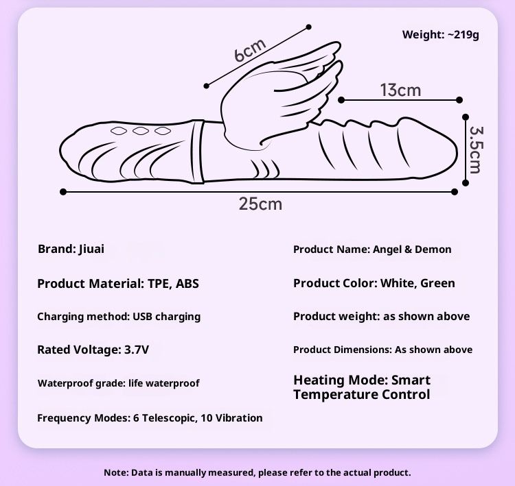 LuvBox Jiuai Weibliches Masturbationsspielzeug für Erwachsene Elektrische Kanone Starke Vibration Einführungsmassage AV-Stick-Vibrator_voghion.com