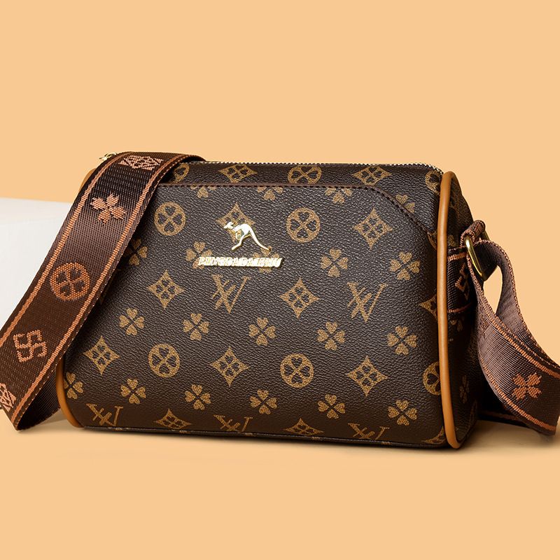 Borsa a tracolla leggera con tracolla larga, semplice, alla moda, di alta qualità, vintage, floreale, da donna_voghion.com
