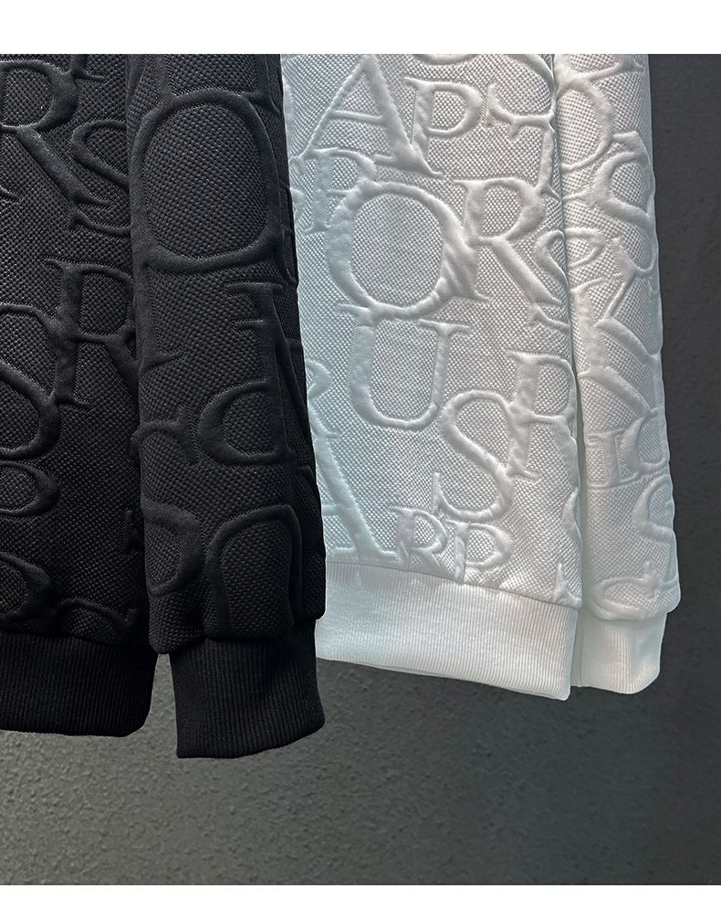 Teenage og fyre Modemærke jakke til mænd afslappet alle match ensfarvet halv lynlås høj krave sweater til mænd cool efterårstøj_voghion.com