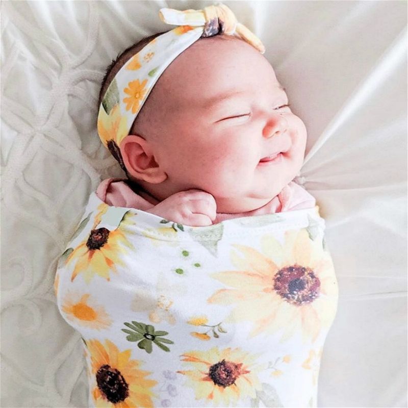 European and American Baby Cocoon Sleeping Bag Baby Anti-Scare Sleeping Bag Neonatal Anti-kick Sleeping Bag Two-piece Set_voghion.com