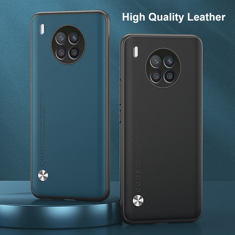 Huawei Nova 8i 8i luksusa PU ādas maciņš Honor 50 Lite 50Lite pārvalkam matēts silikona triecienizturīgs tālrunis_voghion.com