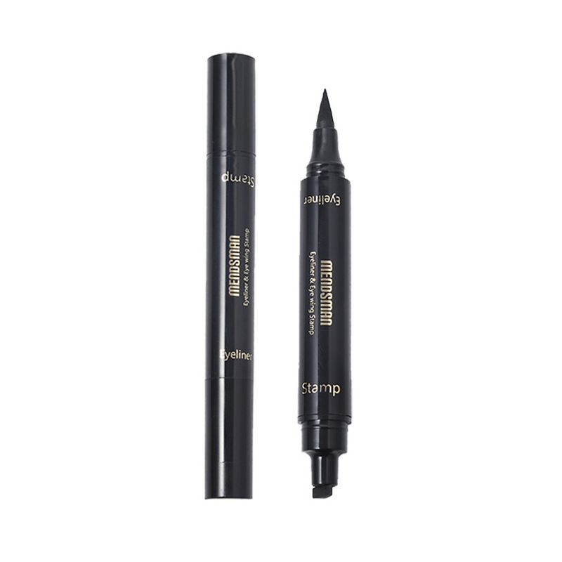 MENDSMAN Penna liquida per eyeliner nero a doppia punta per principianti, trucco per ciglia finte_voghion.com