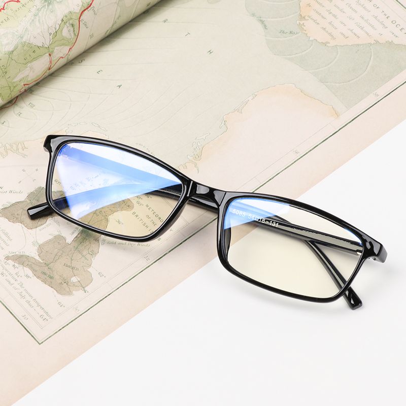 Moda Anti-Raggi di Luce Blu Moda Anti-Affaticamento Blu Protezione Blocco Occhio Quadrato Radiazioni Computer Gioca Occhiali_voghion.com