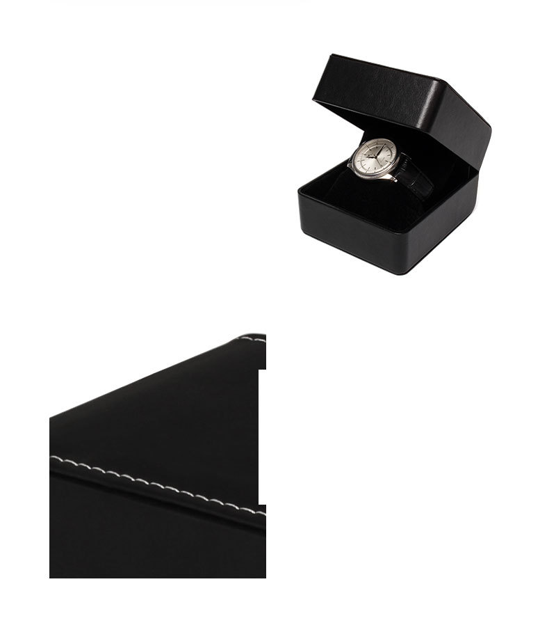 Scatola per orologi Scatola per orologi in pelle PU arrotondata Scatola per gioielli con bracciale Scatola per orologi portatile Scatola per orologi verde_voghion.com