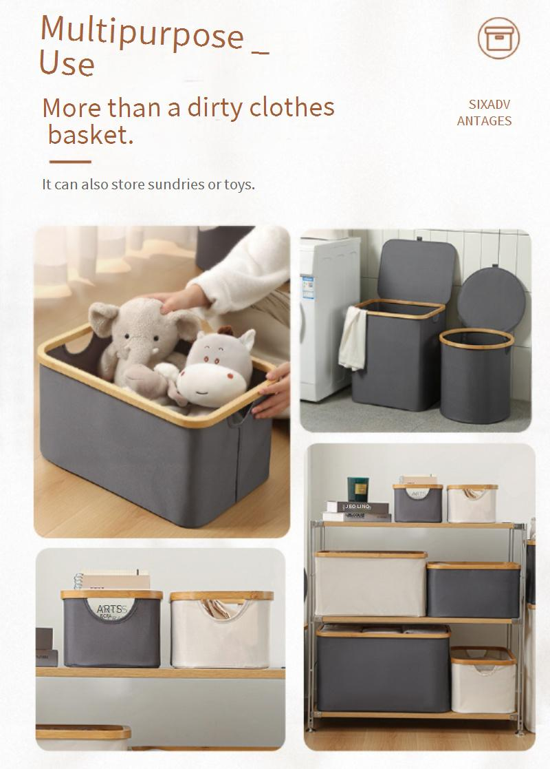 Extra Large Foldable Laundry Basket With Handles - Heavy-Duty Collapsible Clothes Hamper For Laundry Room Bedroom Bathroom & Dorm_voghion.com
