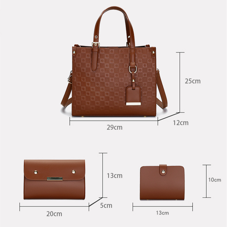 Borse da donna Nuova borsa da donna multi-pezzo per mamma e bambino Borsa a tracolla da donna in rilievo popolare Borsa a mano_voghion.com