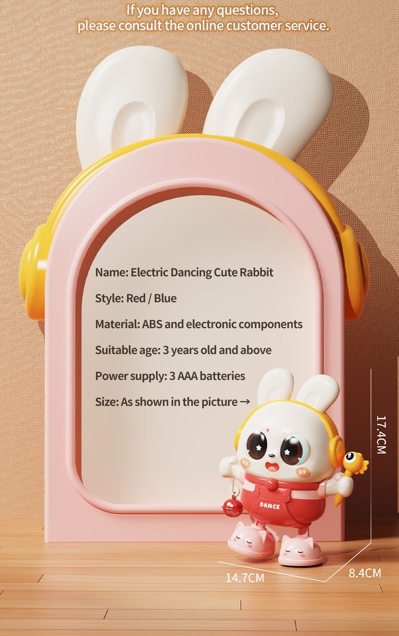 2025 Giocattoli Montessori per bambini, carini, cantanti e danzanti, a forma di coniglio elettrico, per neonati da 0 a 3 anni, giocattoli educativi per gattonare_voghion.com