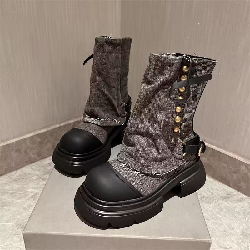 Bottes de cowboy à muffins de niche Bottines tendance_voghion.com