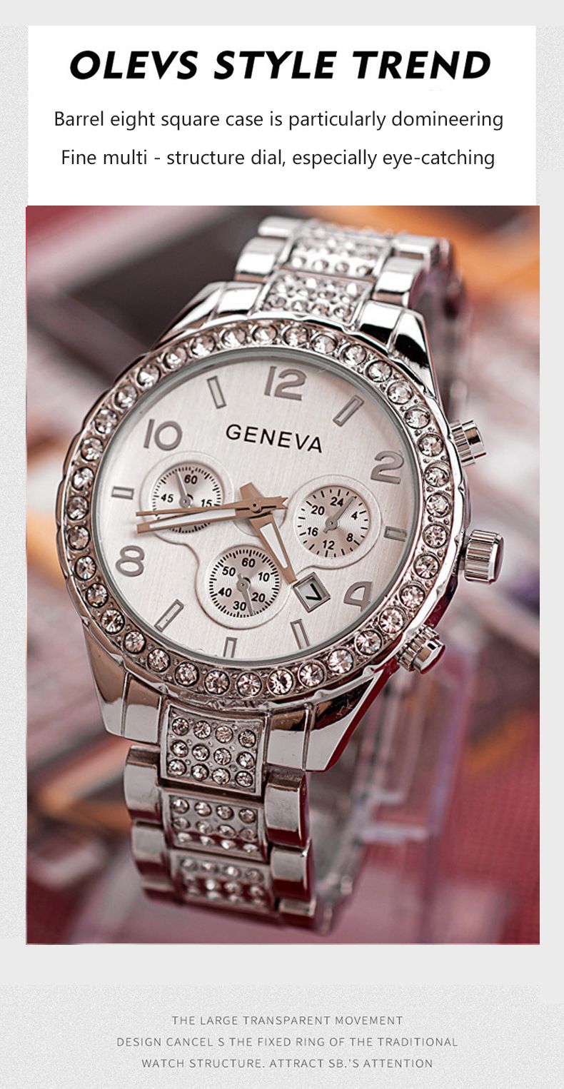 Elegant Stainless Steel Quartz Watch With Mineral Glass, Water Resistant, Luminous Hands, And Butterfly Clasp For Women_voghion.com